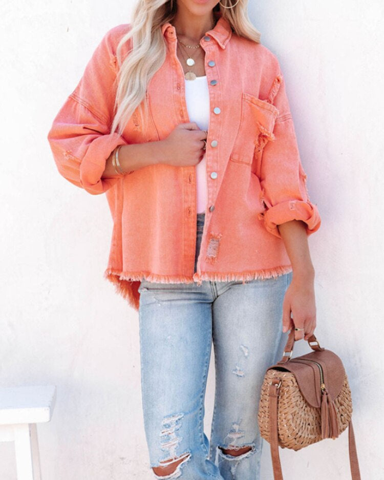 Valenzora | Trendy denim jacket for women - stylish and versatile