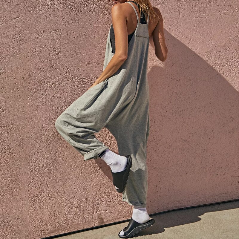 Valenzora | Ärmelloser Jumpsuit mit weitem Bein für Damen