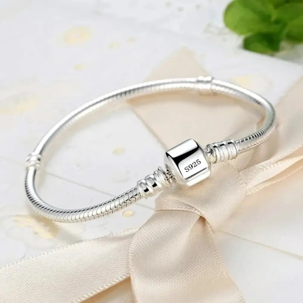 Valenzora | 925 Sterling Silber Charm-Armband für Damen