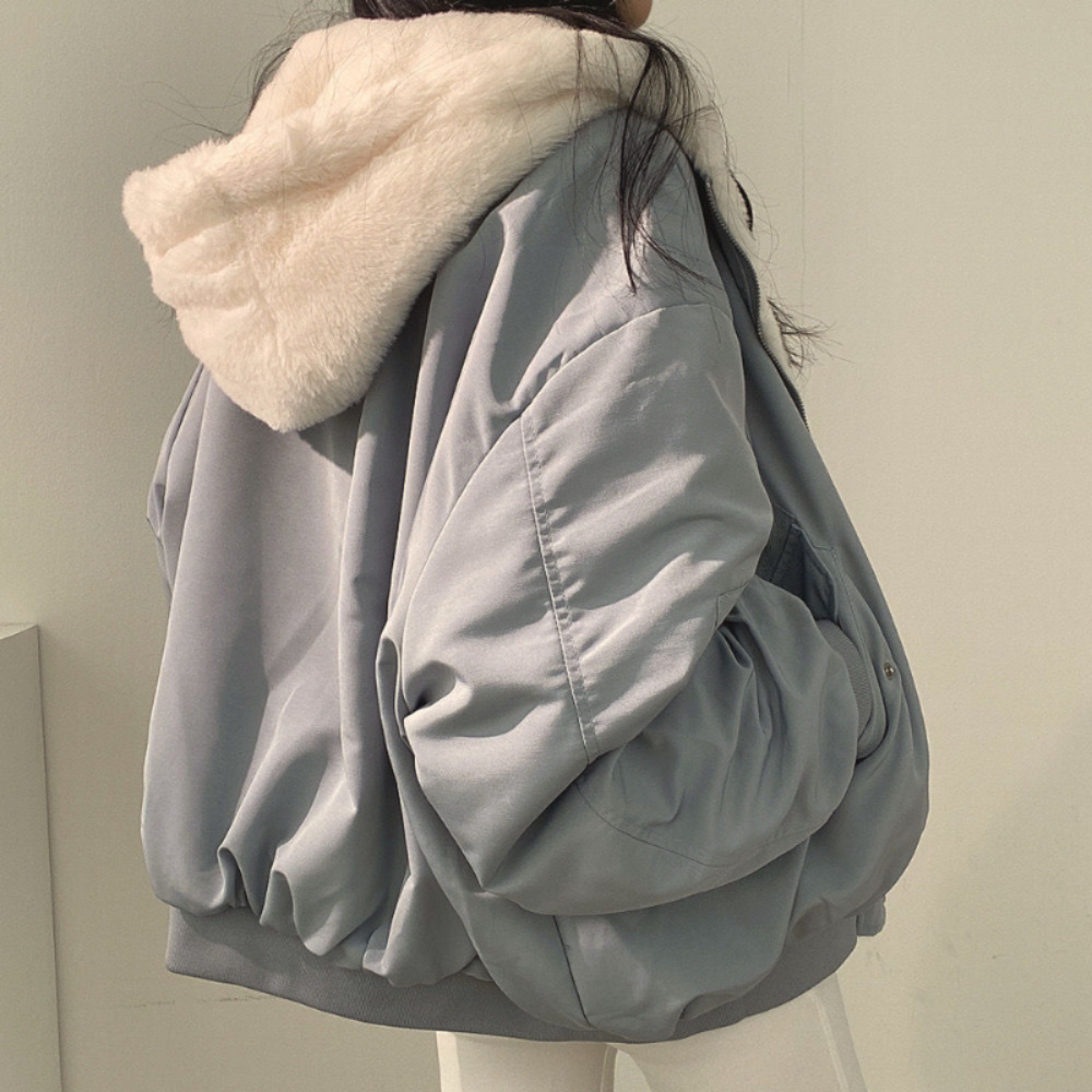 Valenzora Reversible hooded jacket for women