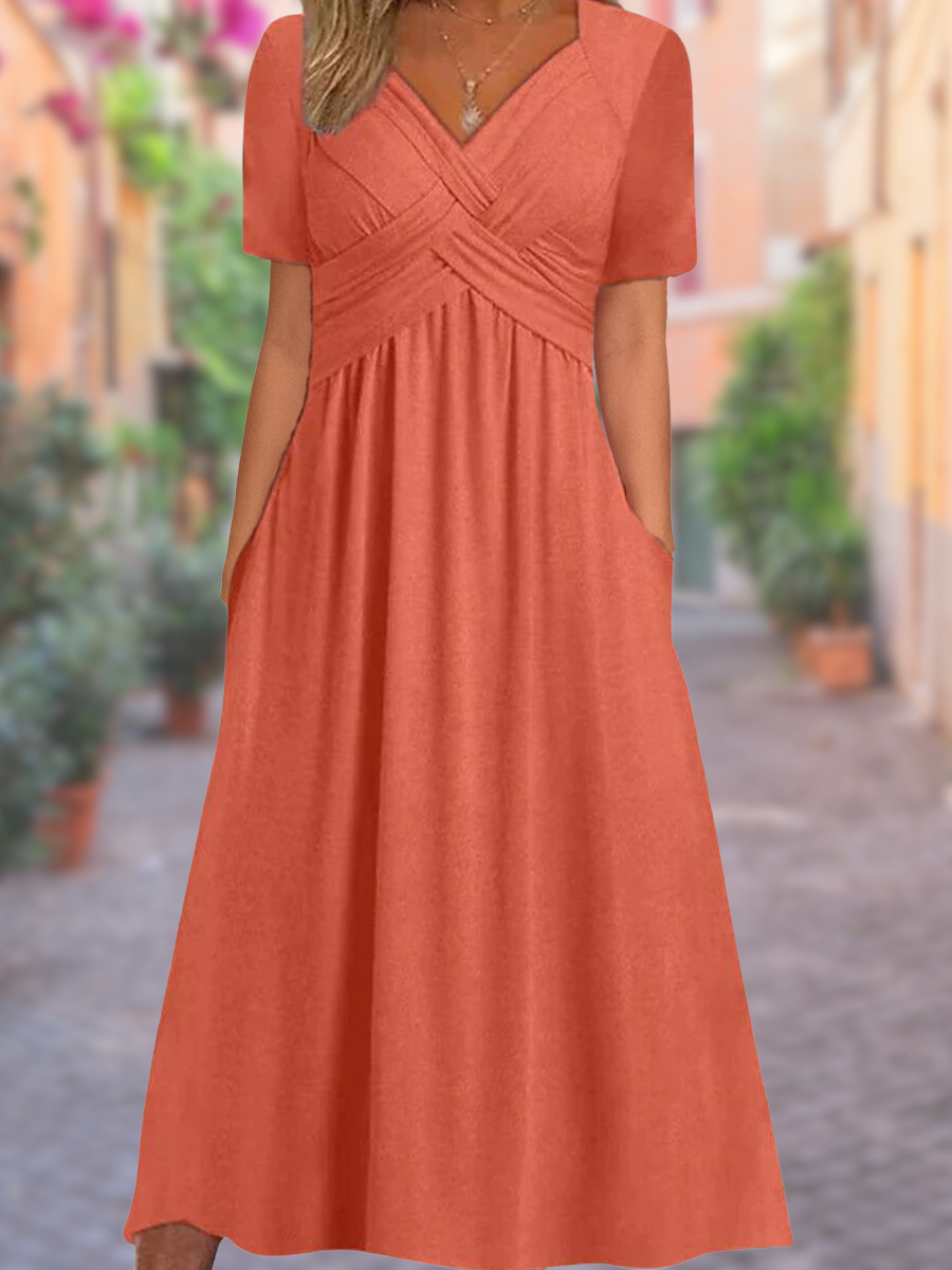 Valenzora | Midikleid mit Seitentaschen