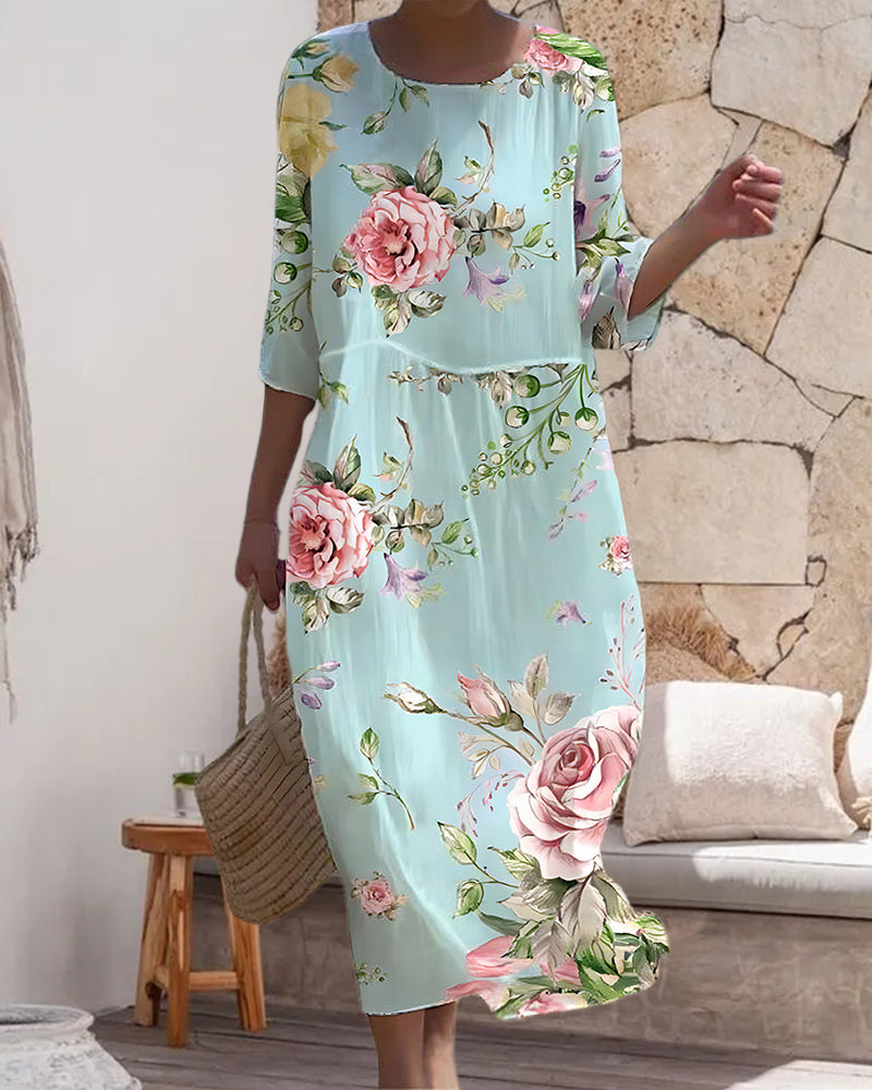 Valenzora | Floral Dress for Women Ideal for Special Occasions