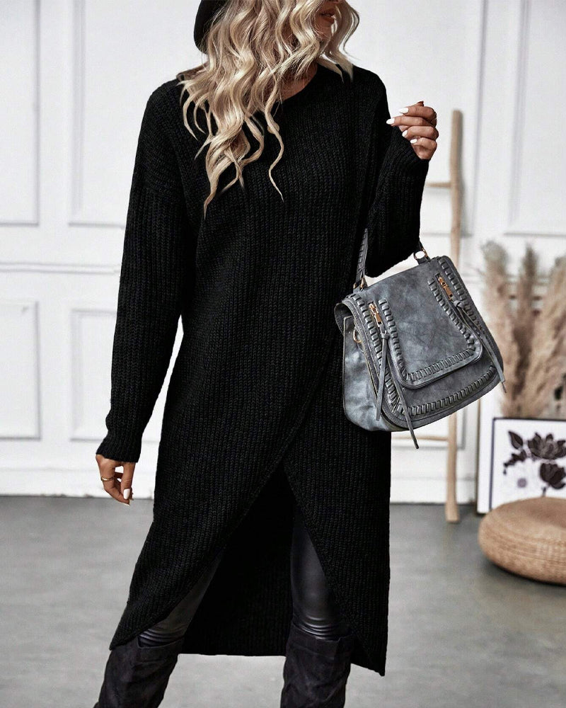 Valenzora | Winter-Strickkleid – Stilvoll und warm für die kalte Jahreszeit
