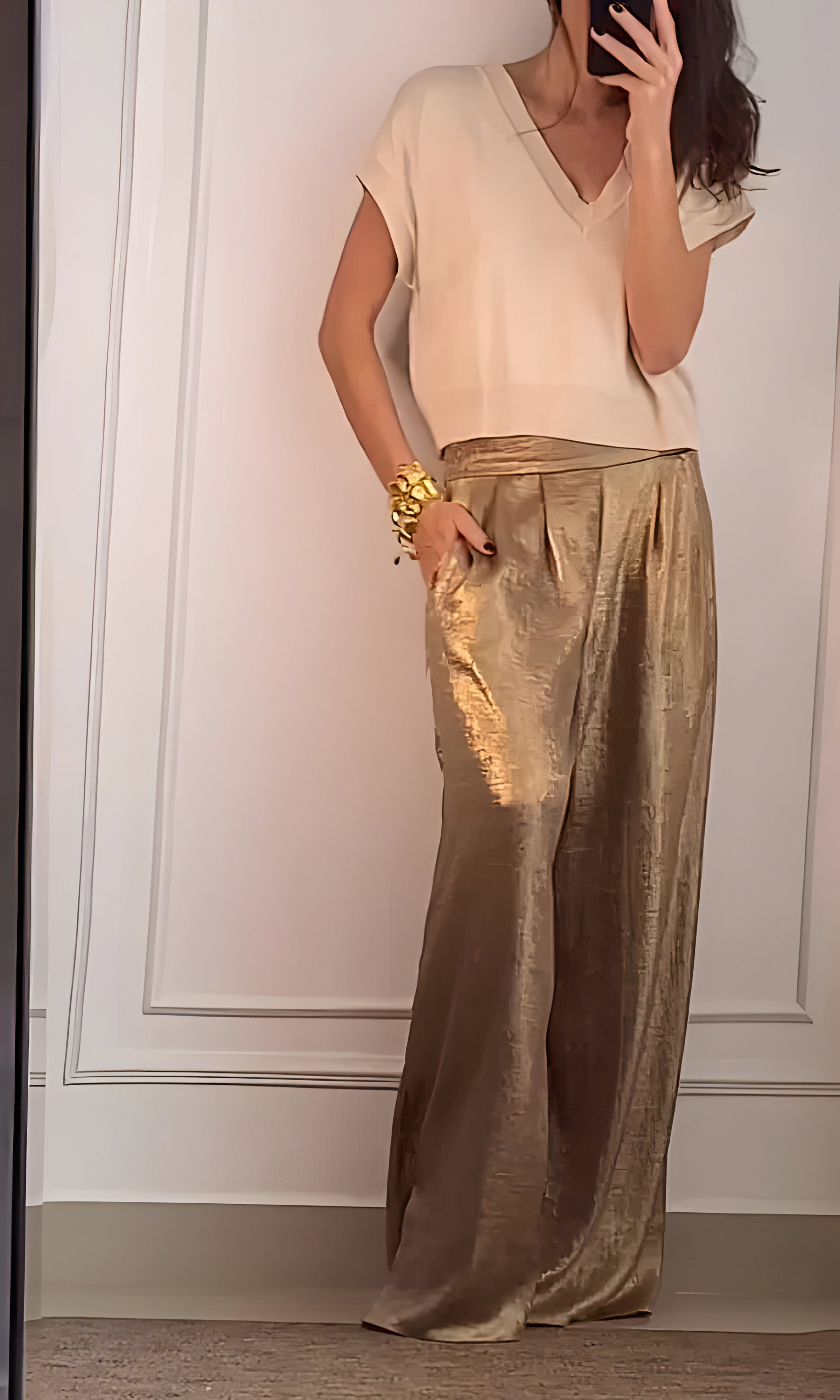 Valenzora | Elegant top and trousers