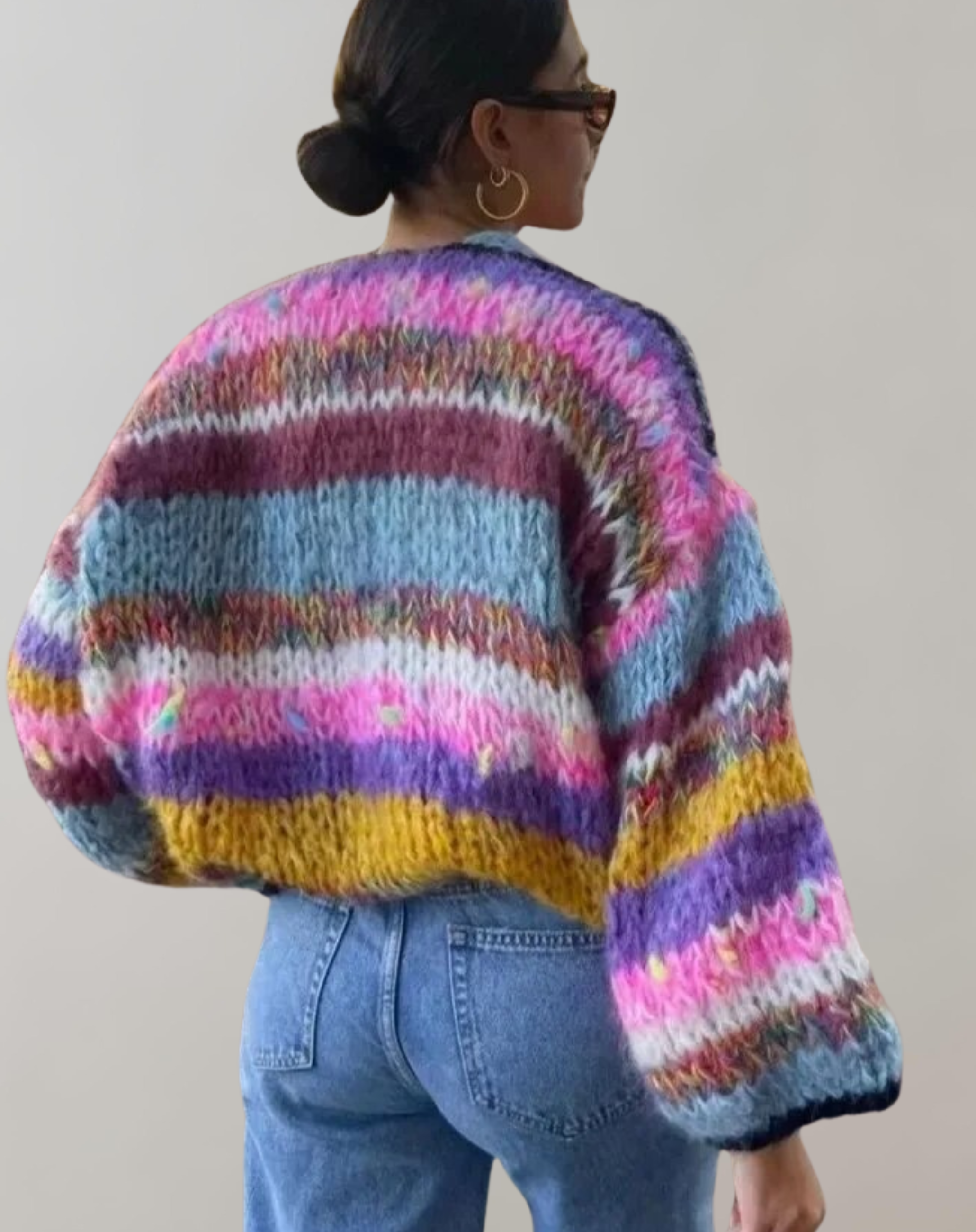 Valenzora | Oversized and Colorful Cardigan