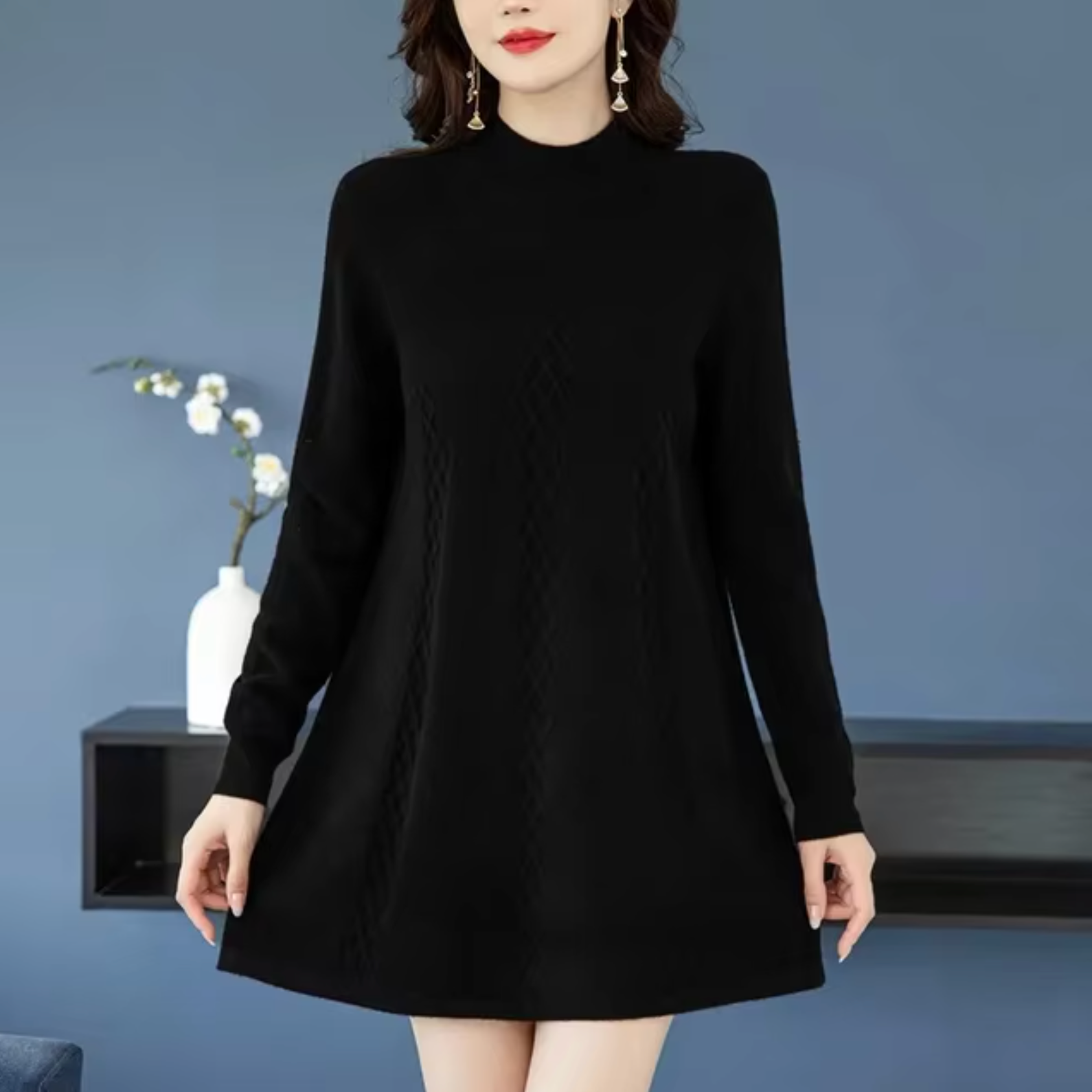 – Strickkleid
