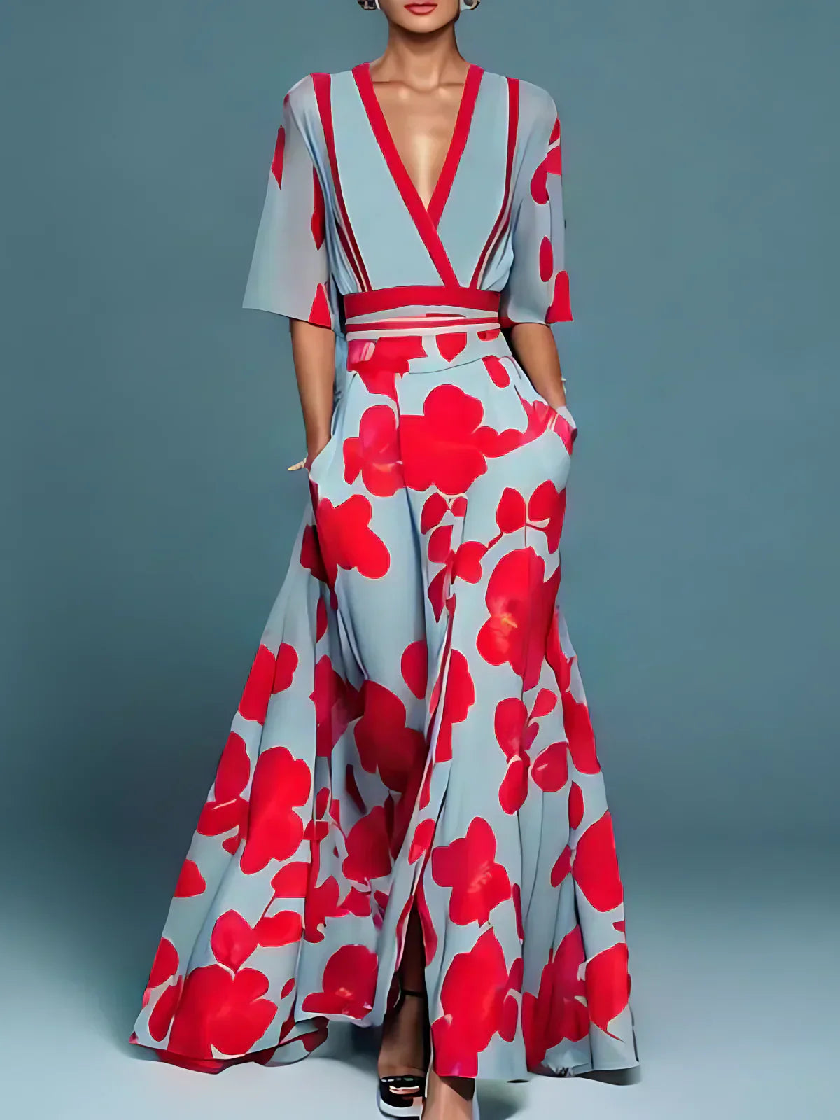 Valenzora | Elegant floral dress from the bag