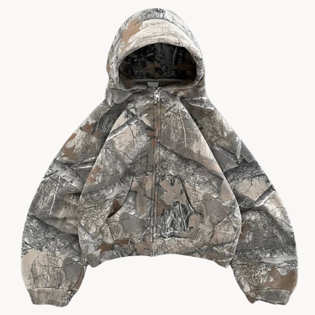 Valenzora | Camo Hoodie Plus Size Comfort and Stylish Camo Look