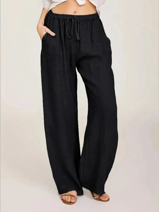 Valenzora | Cotton Linen Trousers