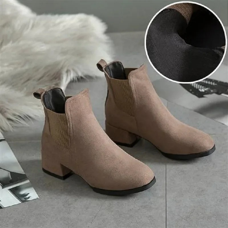 Valenzora | Elegante Stiefeletten mit Blockabsatz für Damen