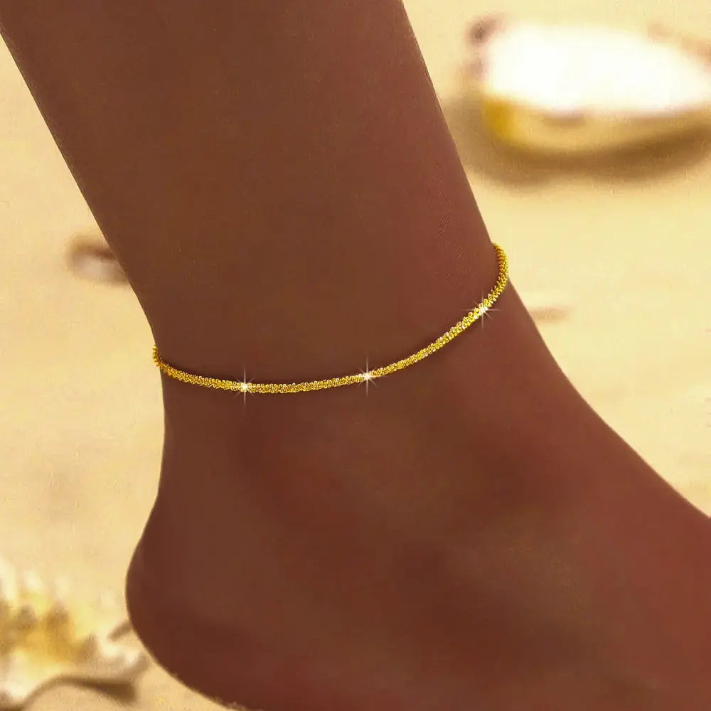 Valenzora | Gold-/Silber-Fußkettchen für Damen