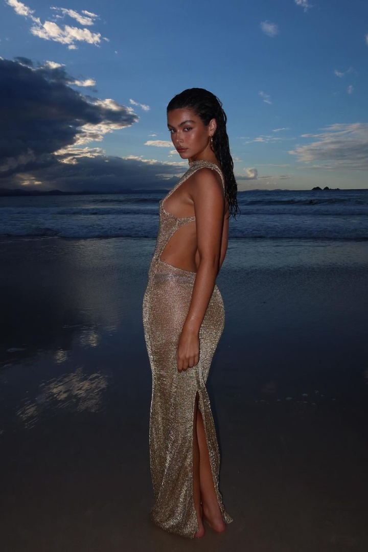 Valenzora | With embellishments, backless and slit for women