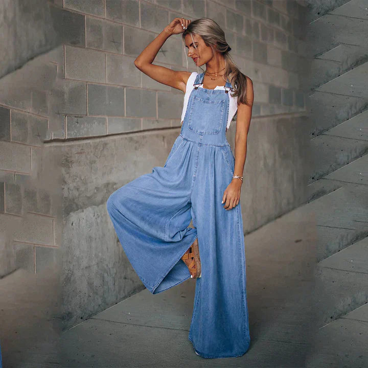 Valenzora | Damen-Jeans-Jumpsuit