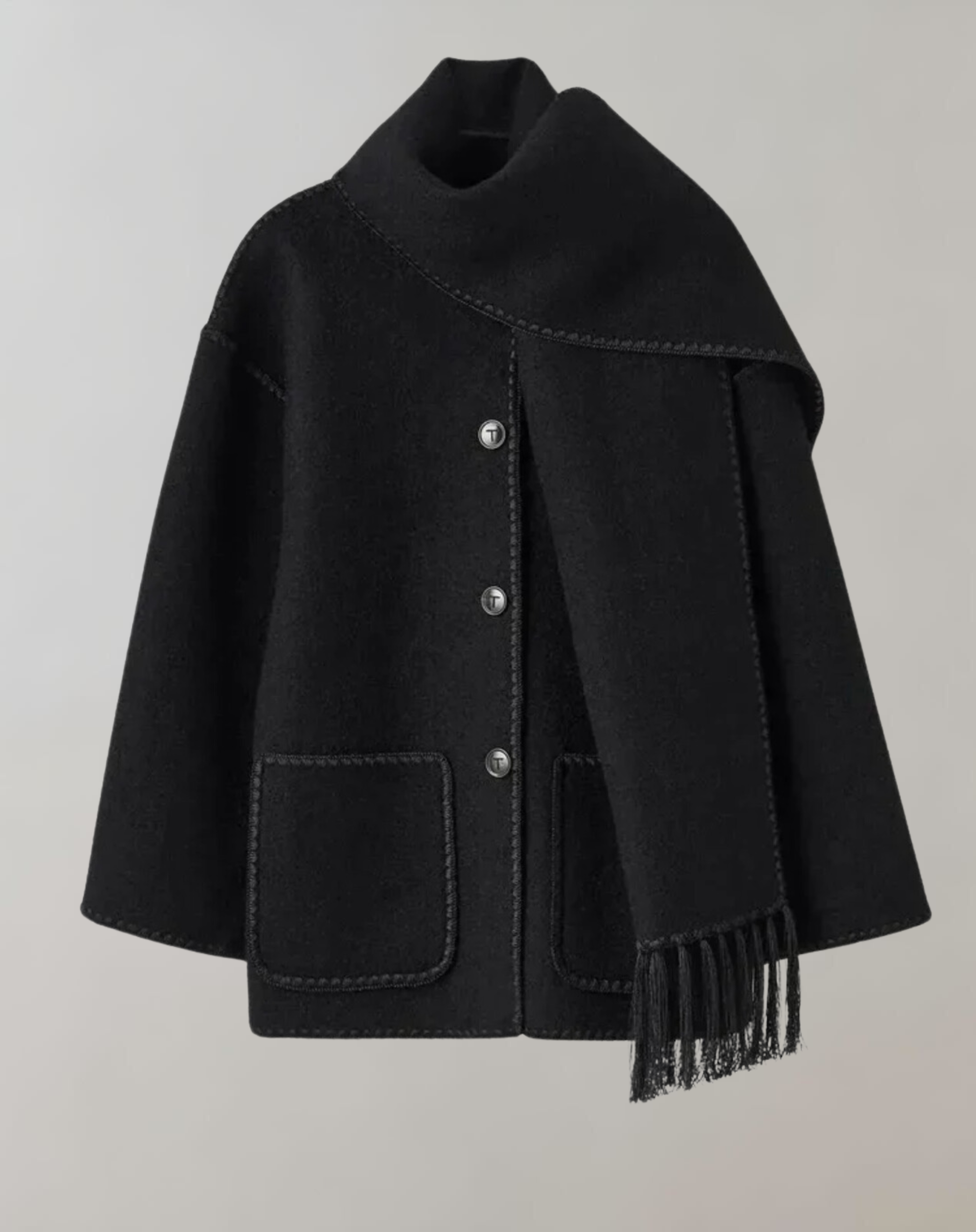 Selena™ - Stylish coat with scarf