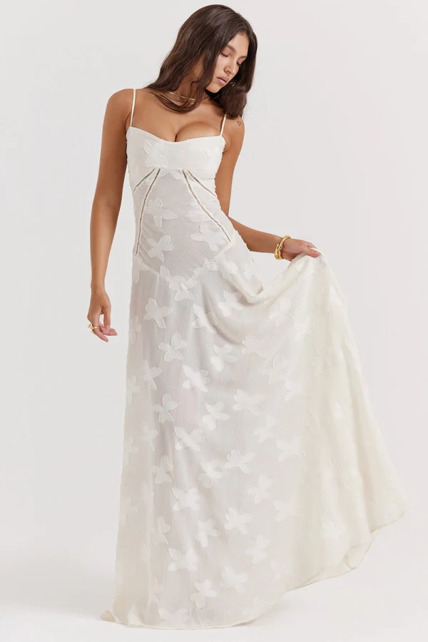 Vintage lace corset dress