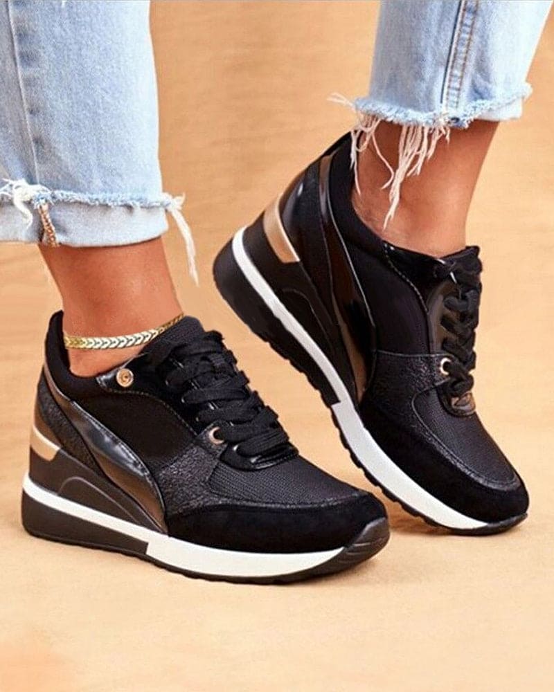 Valenzora | Platform Sneakers with Sequins