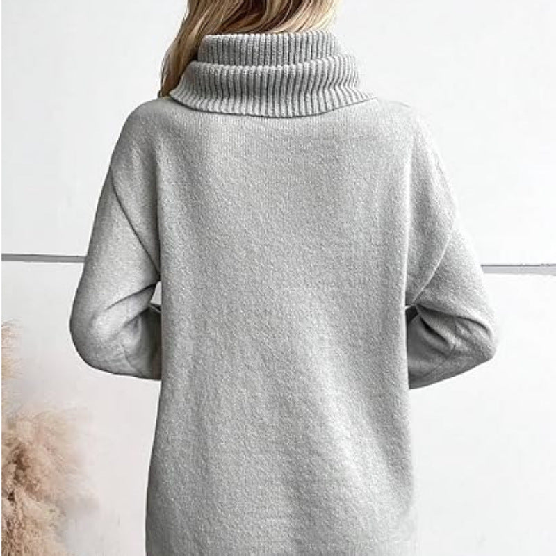 Coole Rollkragenpullover aus Grobstrick