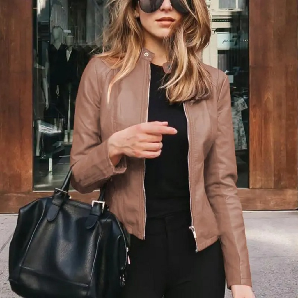 Valenzora - Motorradlederjacke für Damen