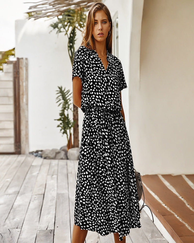 Valenzora | Women's Midi Shirt Dress