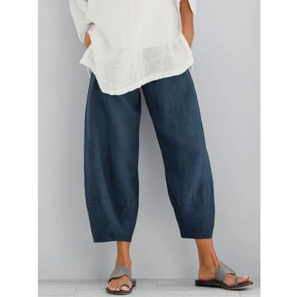 Valenzora | Linen leisure trousers