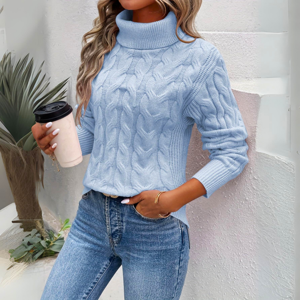 Valenzora | Knit turtleneck sweater