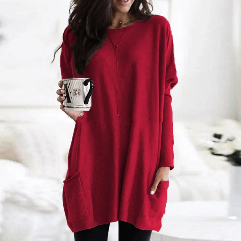 Valenzora | Tunic with long sleeves and pockets