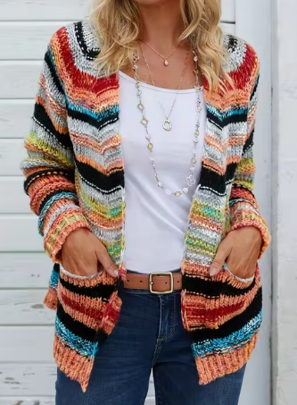 Regenbogen gestreift für Damen