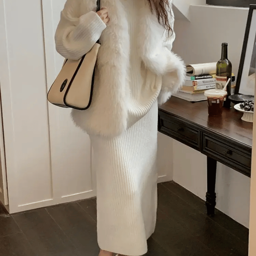 Valenzora | Two-piece knitted set for women