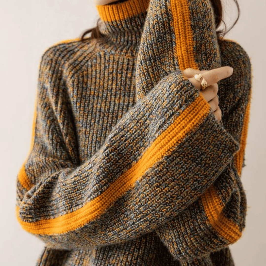 Ravelyn™ Strickpullover mit Rollkragen