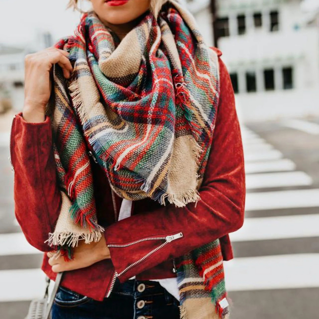 Valenzora | Sportlicher Stil rote Leder Schnalle Damen Sommerjacke