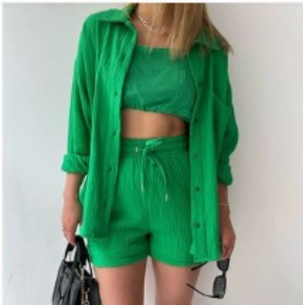 Valenzora | Two-piece long-sleeved shirt & trousers