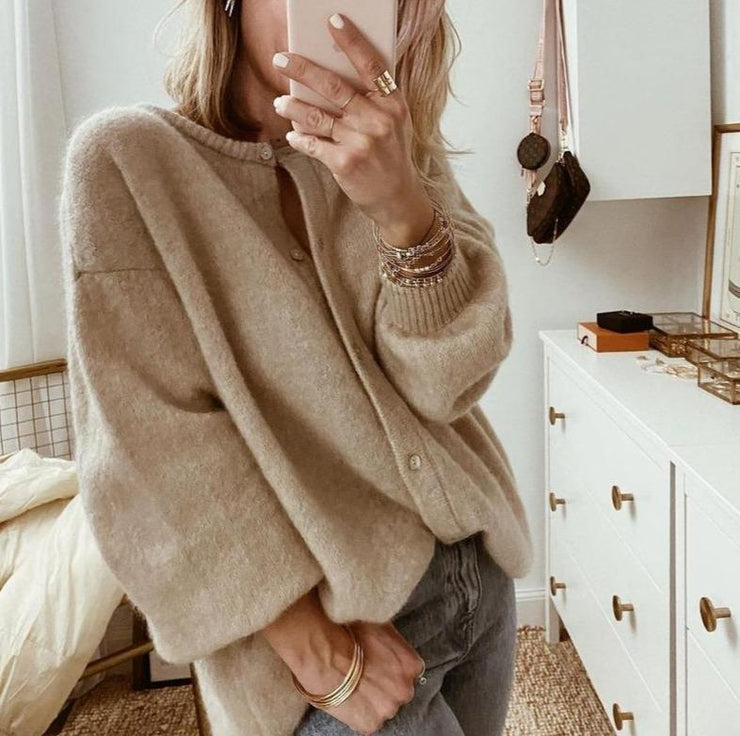 Valenzora | brown women's cardigan