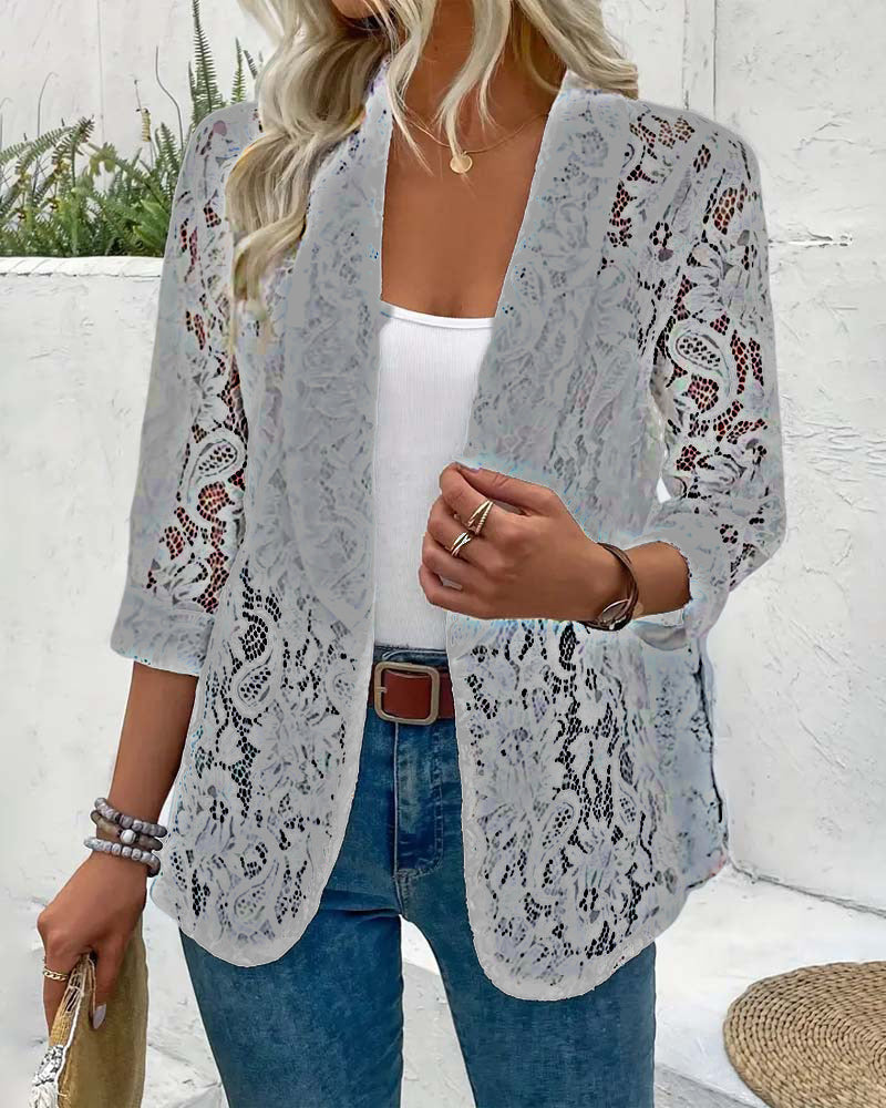 Valenzora | Elegant blazer with lace