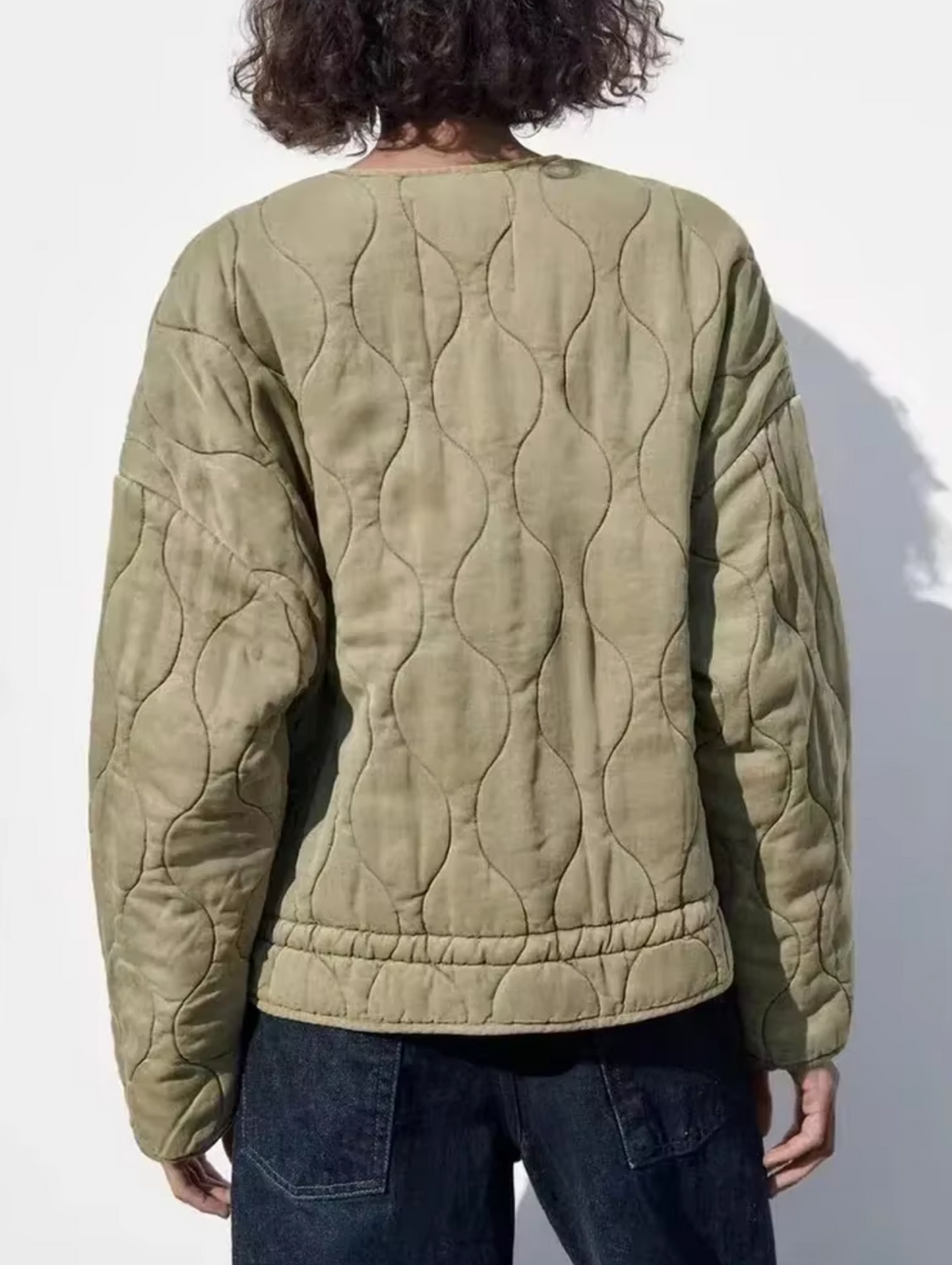 Valenzora | Stylish padded jacket with zipper