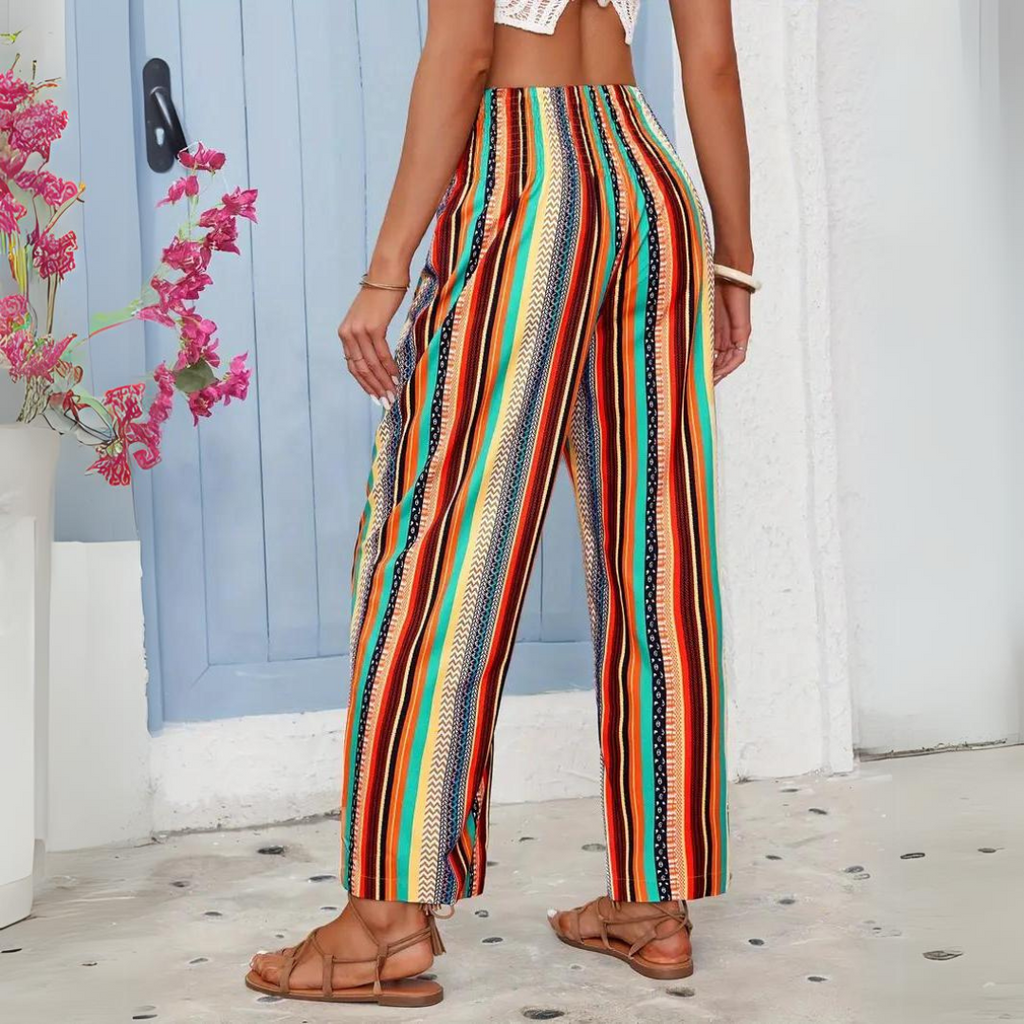 Trousers | Stylish women's trousers with drawstring for everyday wear