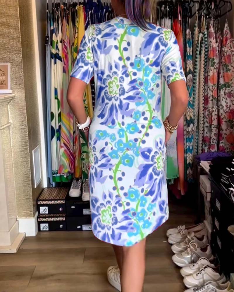 Valenzora | Women's Floral Pattern Dress