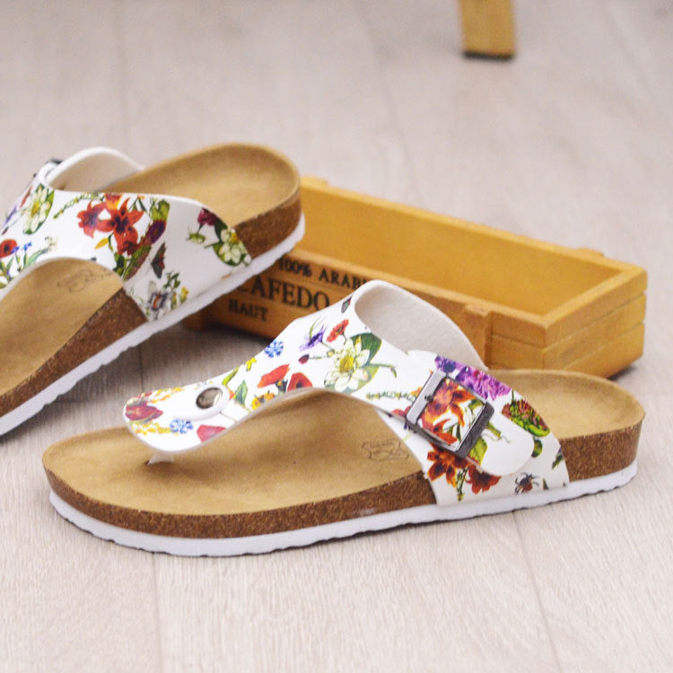 Valenzora | Summer flip flops made of cork