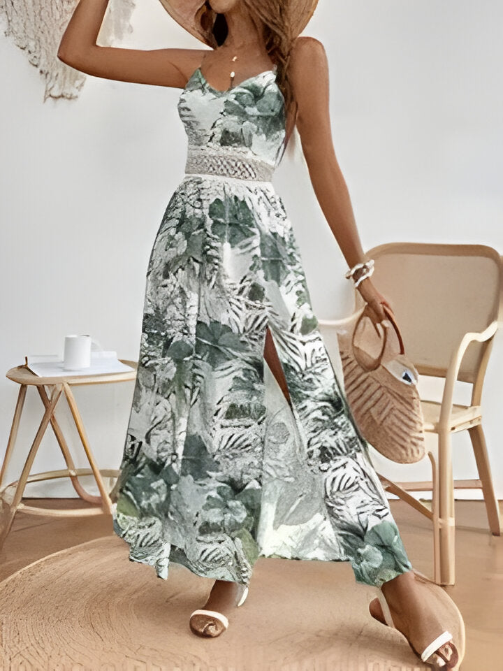 Valenzora | Elegant Sleeveless Split Dress for Women