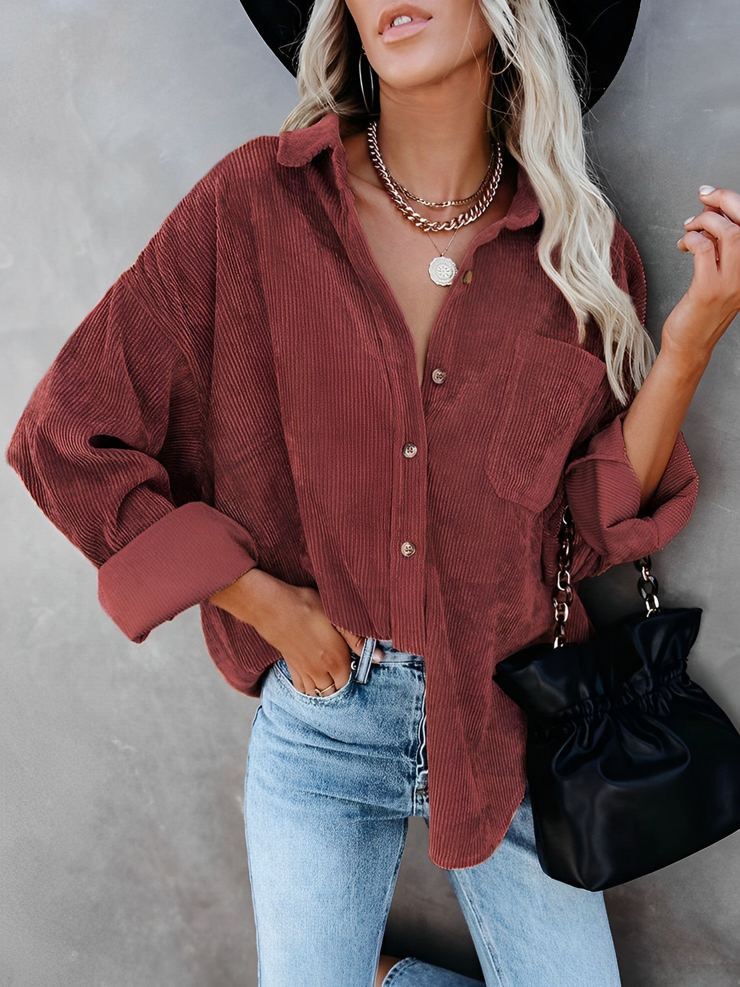 Valenzora | Classic corduroy blouson