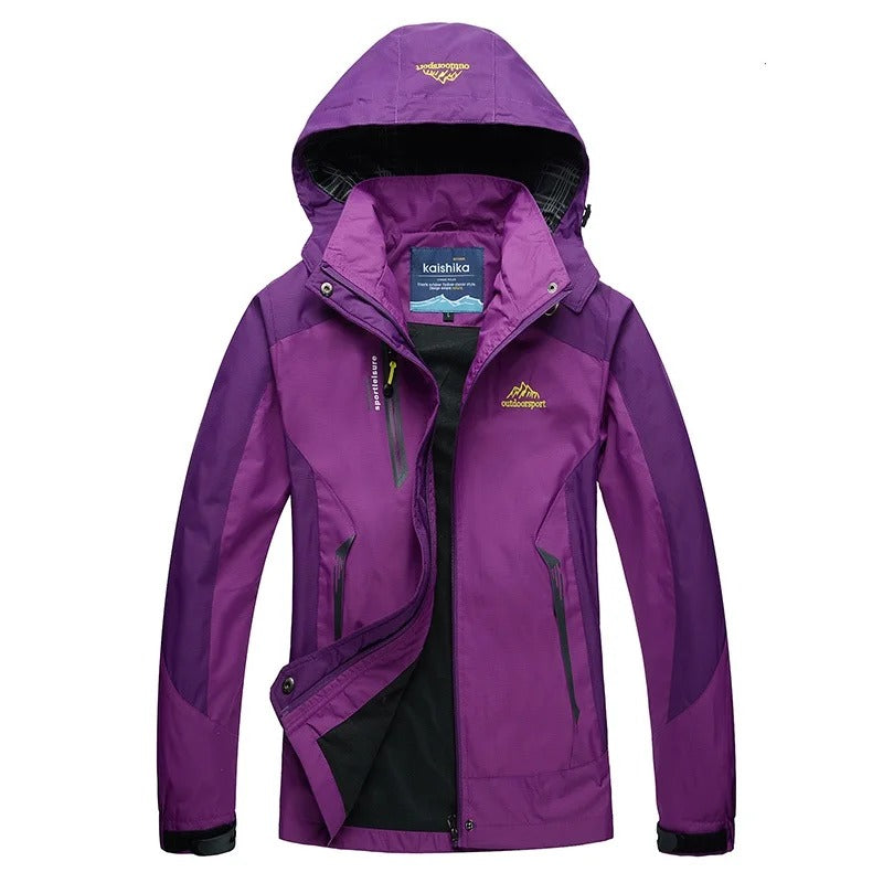 Valenzora Outdoor Stylish Waterproof Ski Jacket with Hood for Women | Perfect for Outdoor Activities