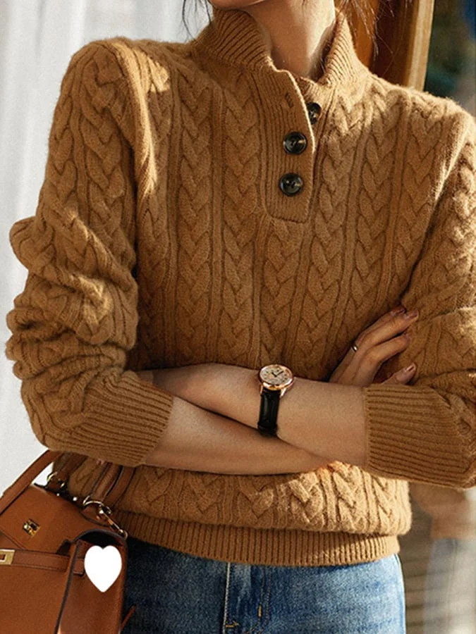 Valenzora | Cable-knit winter sweater for women