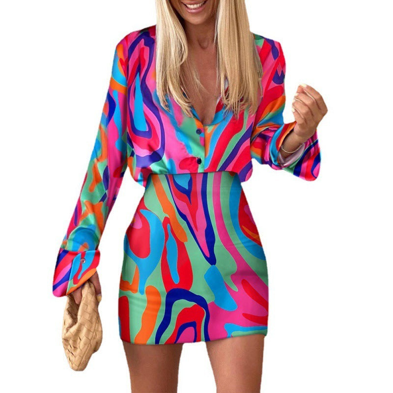 Valenzora Freizeit-Set für Damen mit Print-Design