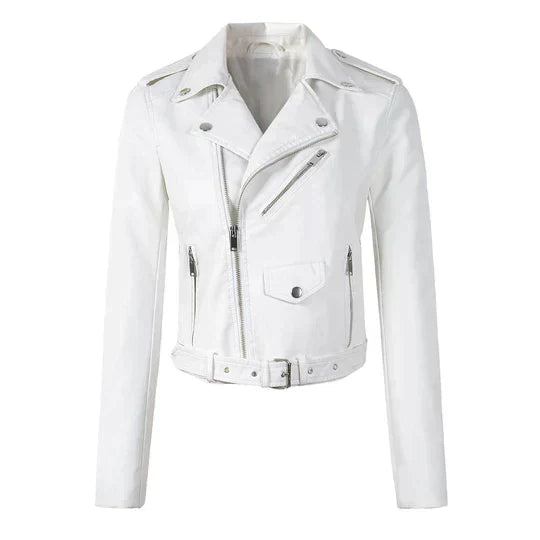 Valenzora | Elegant Premium Leather Jacket for Women | Luxury and Style