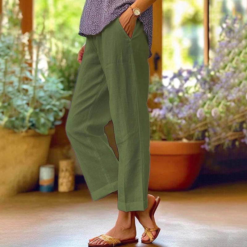 Valenzora | Casual Raka Trousers, Airy Summer Trousers for Women
