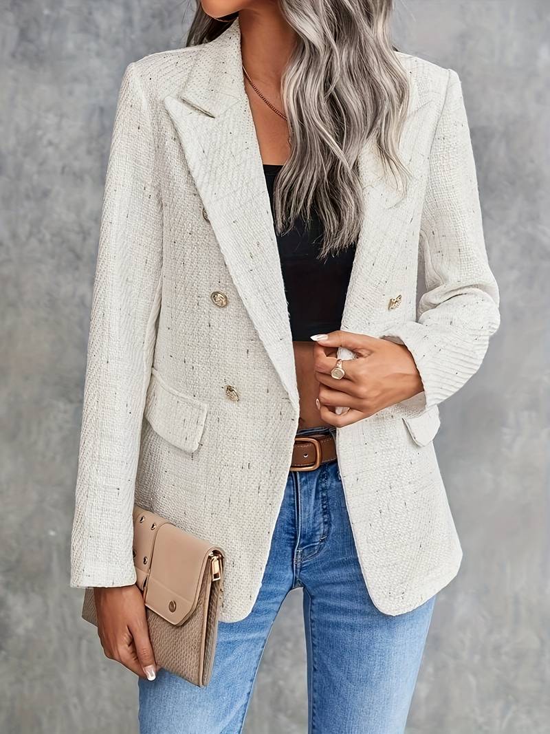 Valenzora | Langarm-Blazer mit Reverskragen für Damen | Stilvoll und elegant