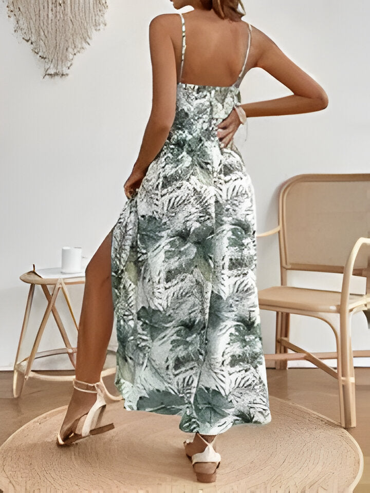 Valenzora | Elegant Sleeveless Split Dress for Women