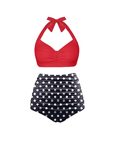 Valenzora | Zweiteiliger Bikini mit Herz-Ausschnitt und hoher Taille