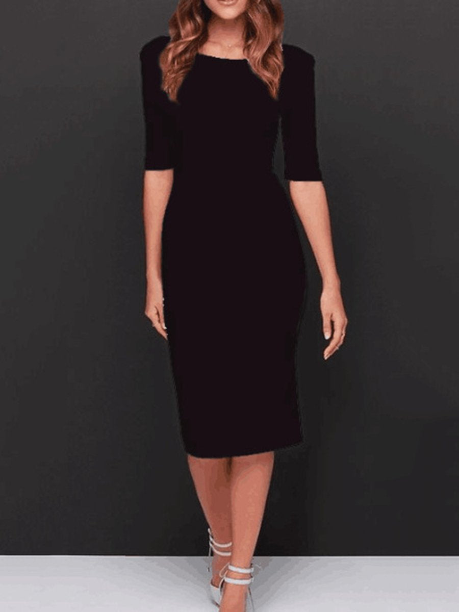 Valenzora | Einfaches Bodycon-Kleid