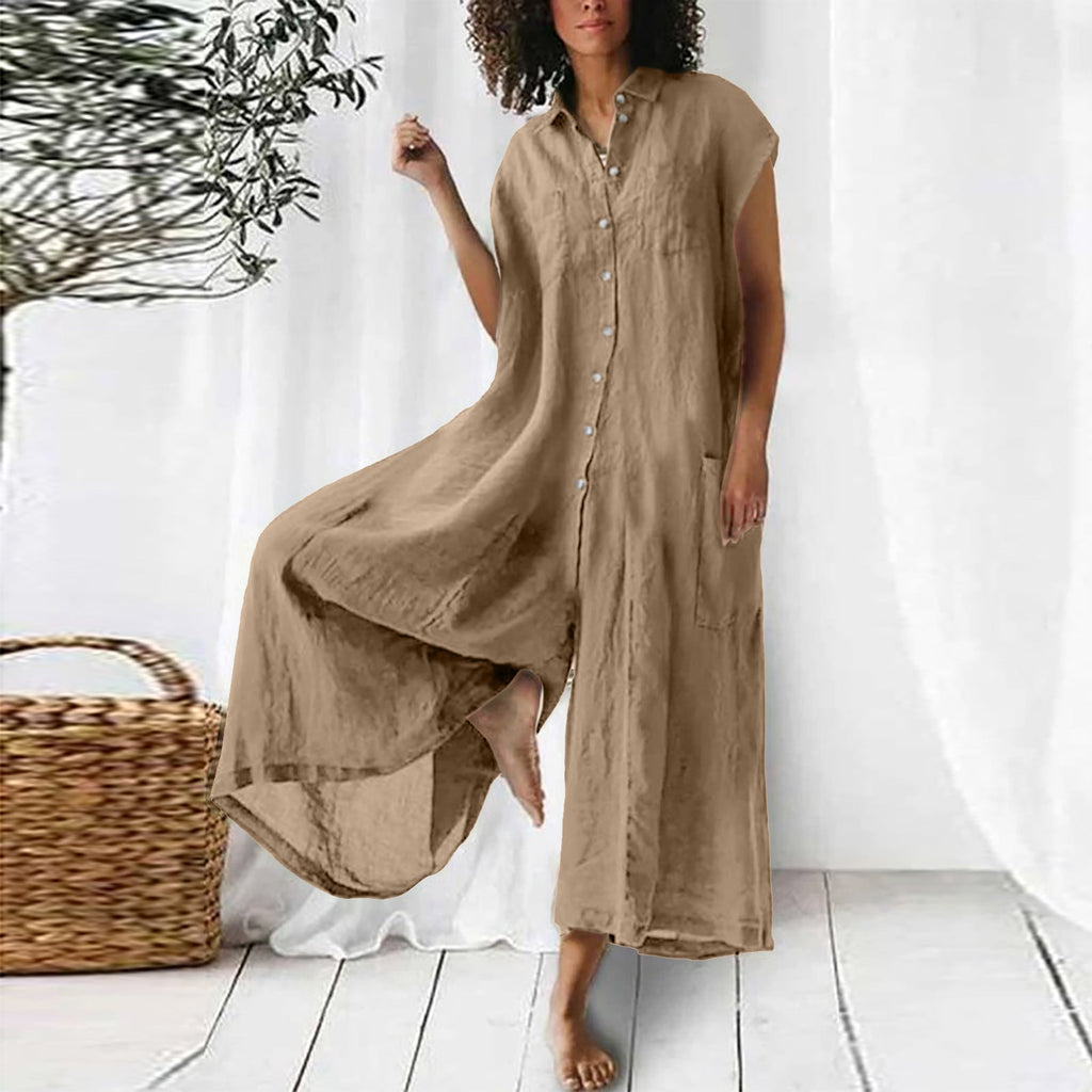 Valenzora | Super Stylish Linen Jumpsuit for Women