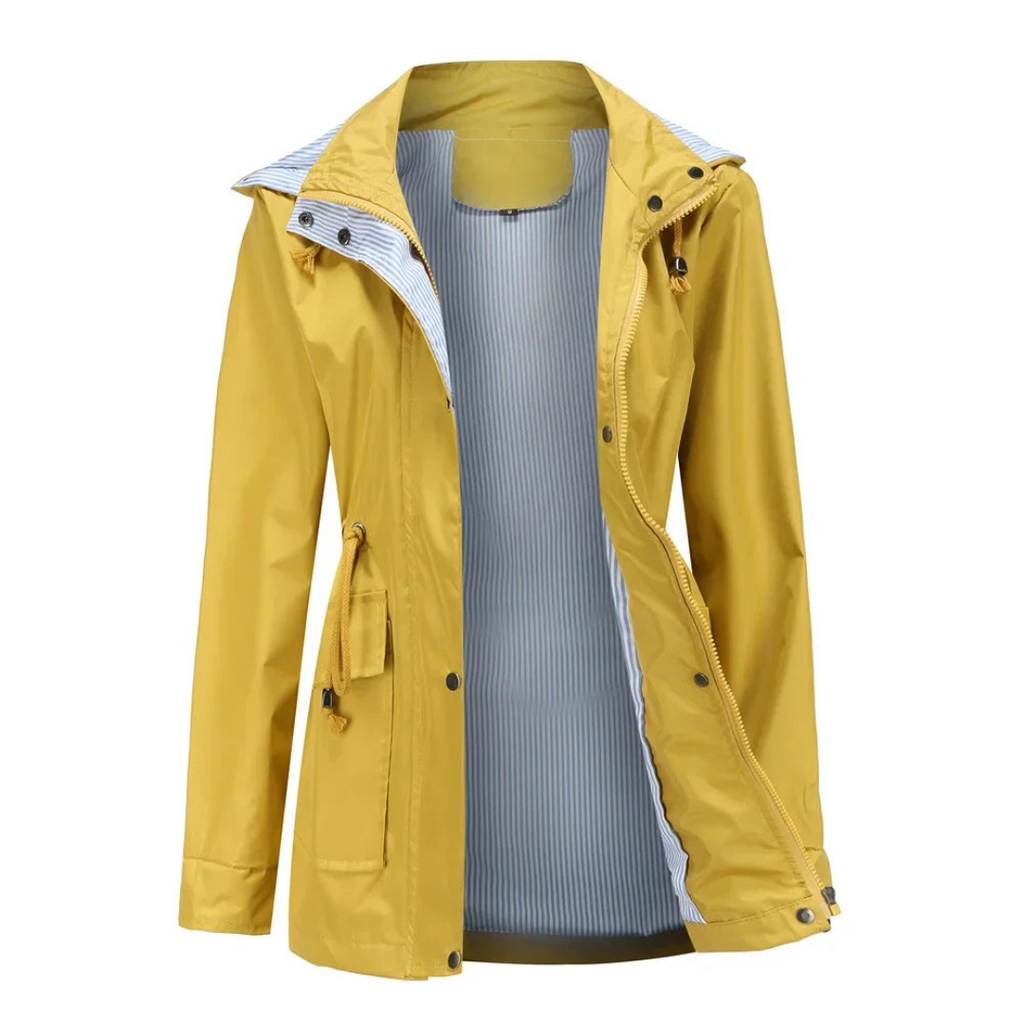 Valenzora | Lightweight Women's Rain Jacket, Water-Repellent